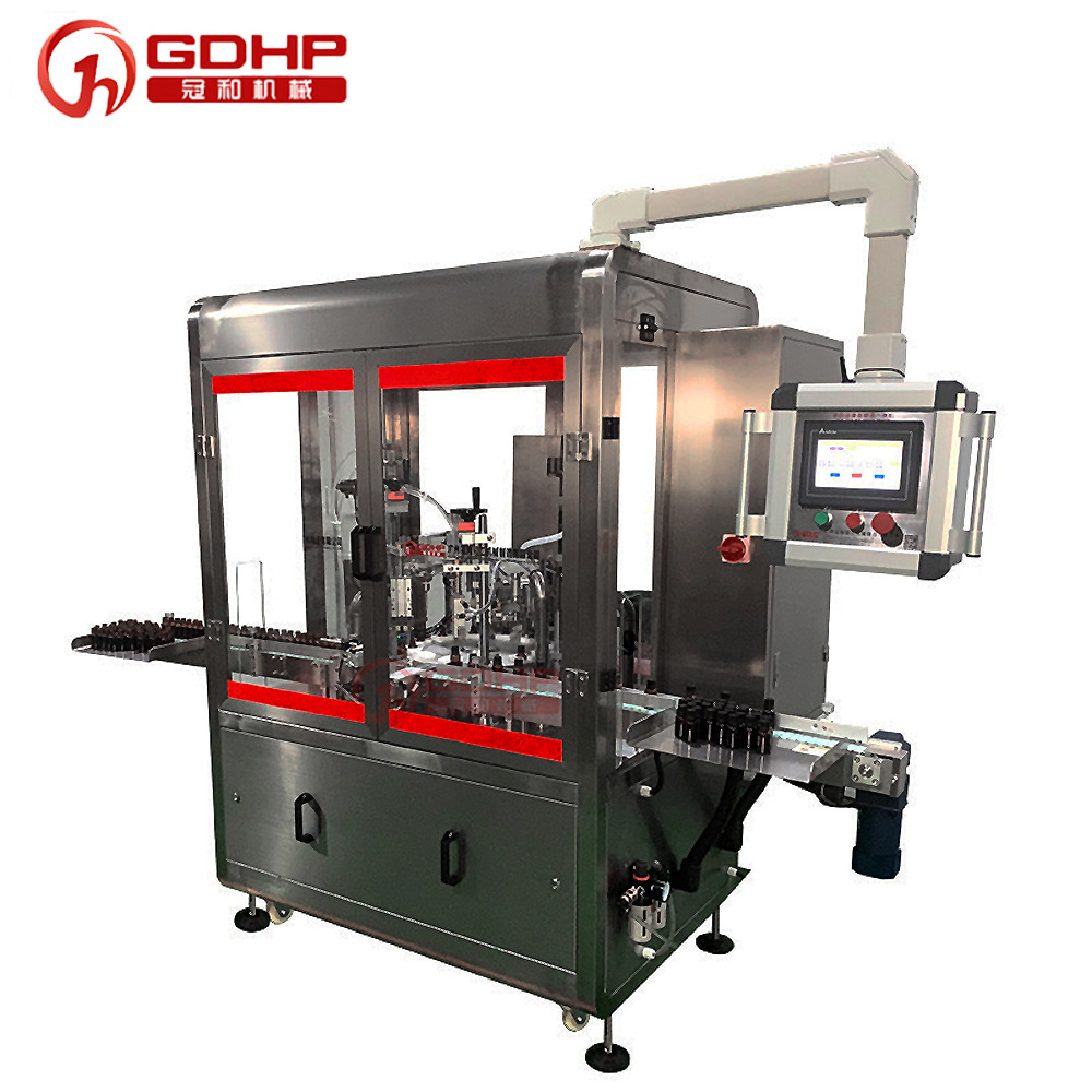 西林瓶灌装压塞轧盖一体机