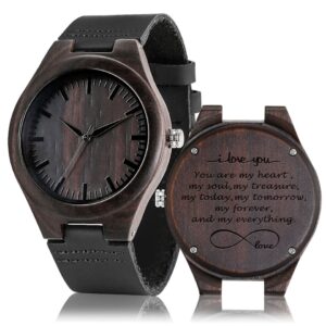Customized Engraved  Wooden Watch