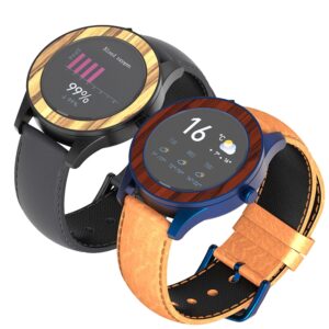 Smart Watch Wood Watch Multifunction Sport Bluetooth Wristwatch